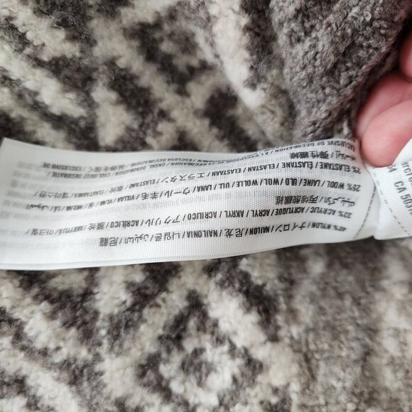 Abercrombie & Fitch‎ Aztec Southwestern Open Cardigan Sweater Womens sz M - Picture 6 of 12